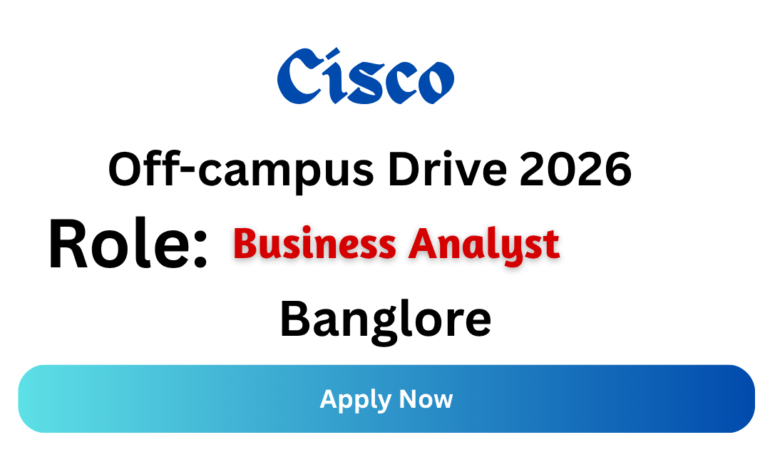 Cisco Off-campus Drive 2026