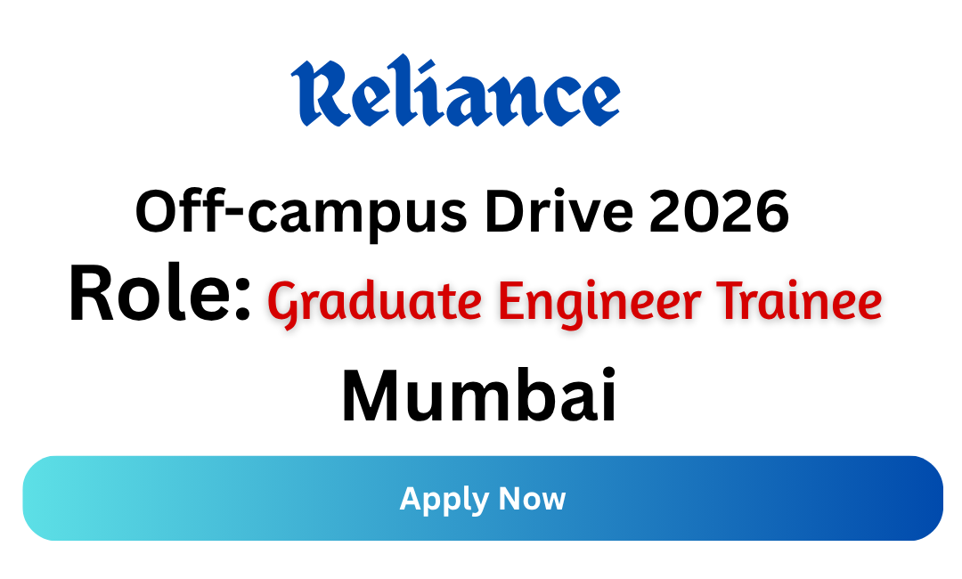 Reliance Off-campus Drive 2026