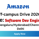 Amazon Off-campus Drive 2026