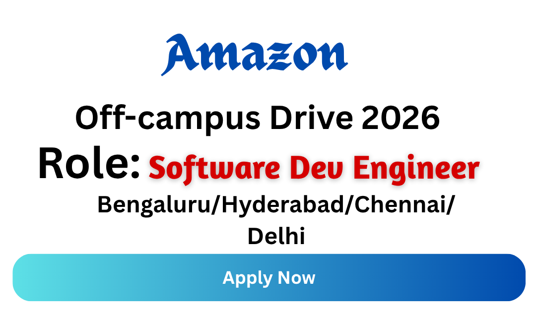 Amazon Off-campus Drive 2026