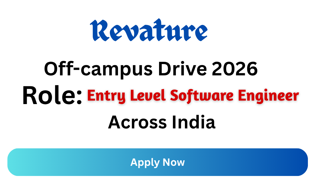 Revature Off-campus Drive 2026