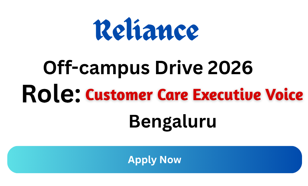 Reliance Jio Off-campus Drive 2026