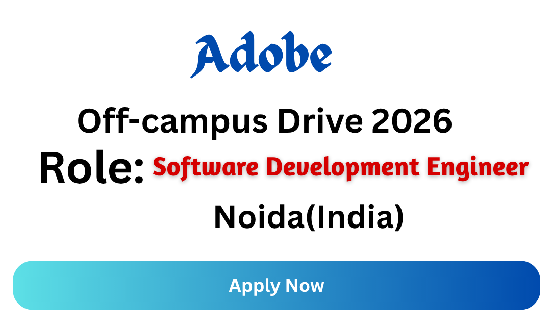 Adobe Off-campus Drive 2026