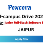 Pexcera Off-campus Drive 2026