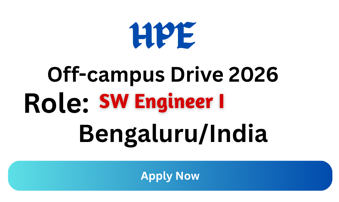 HPE Off-campus Drive 2026