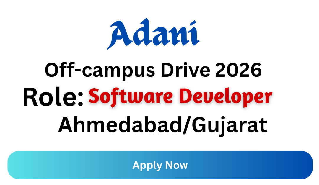 Adani Off-campus Drive 2026