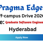 Pragma Edge Off-campus Drive 2026