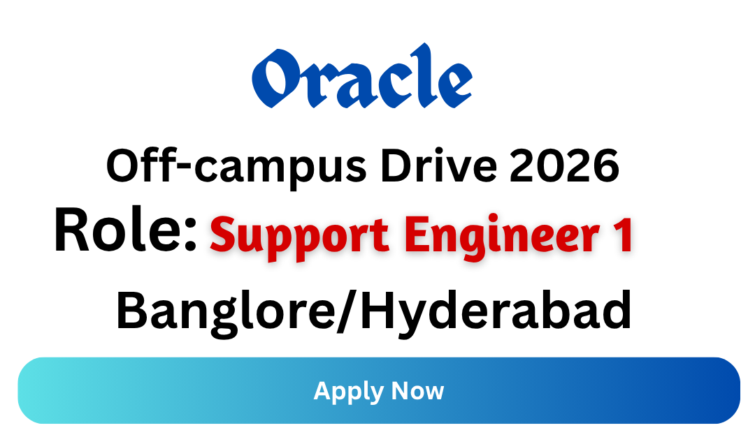 Oracle Off-campus Drive 2026