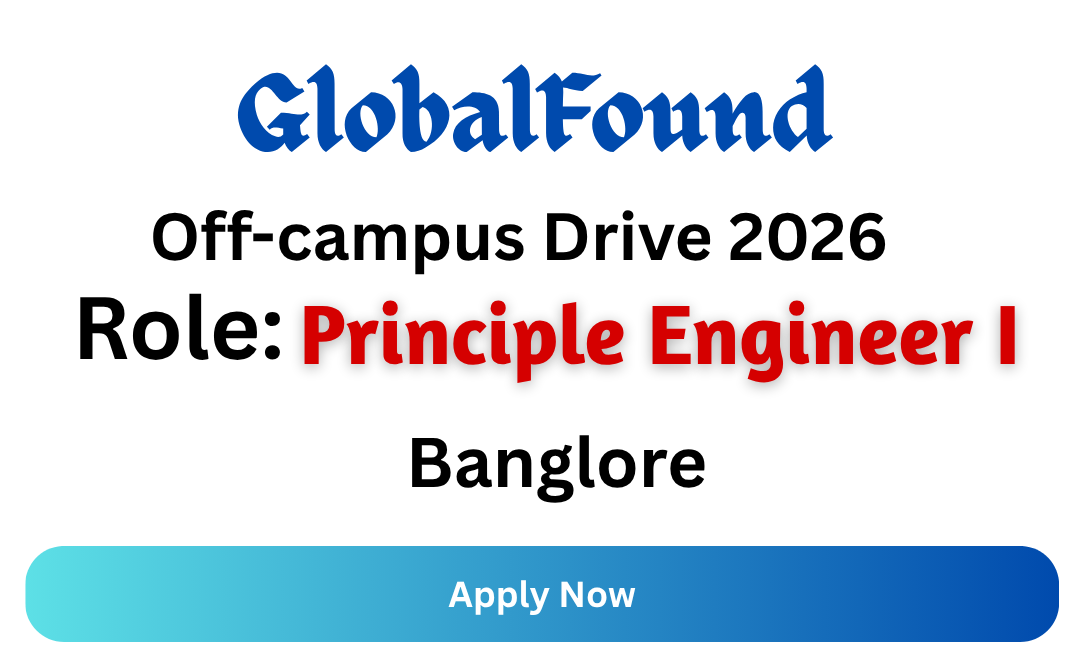 GlobalFound Off-campus Drive 2026