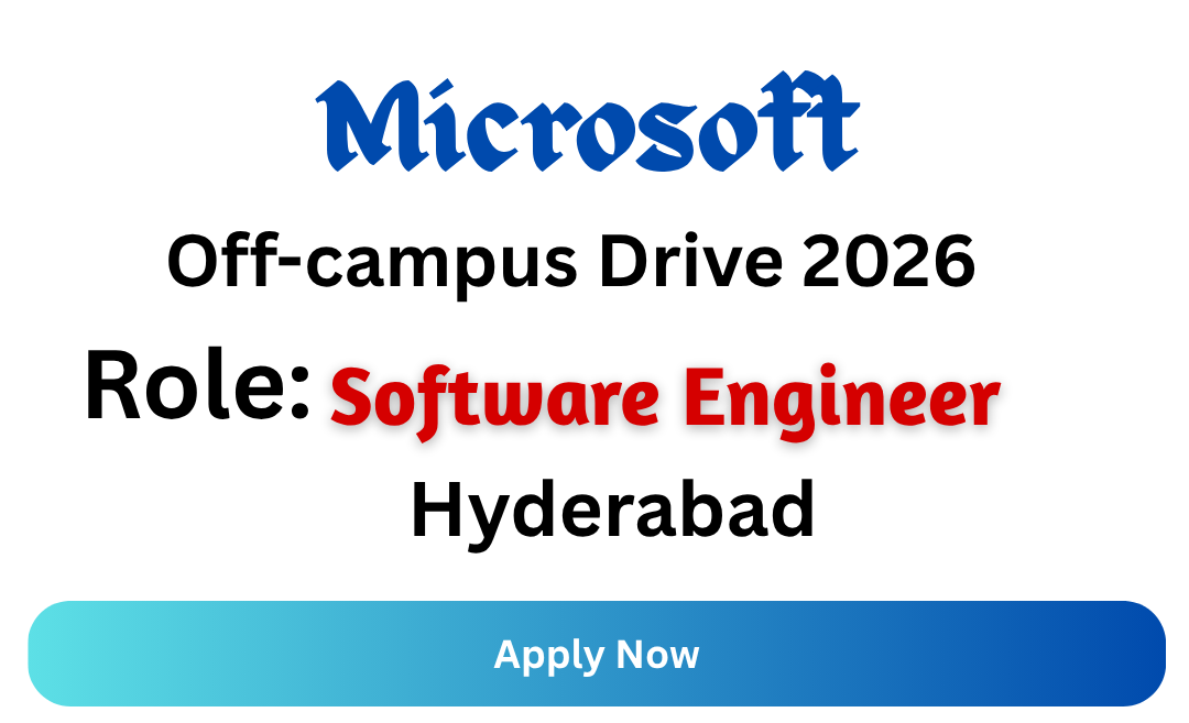 Microsoft Off-campus Drive 2026