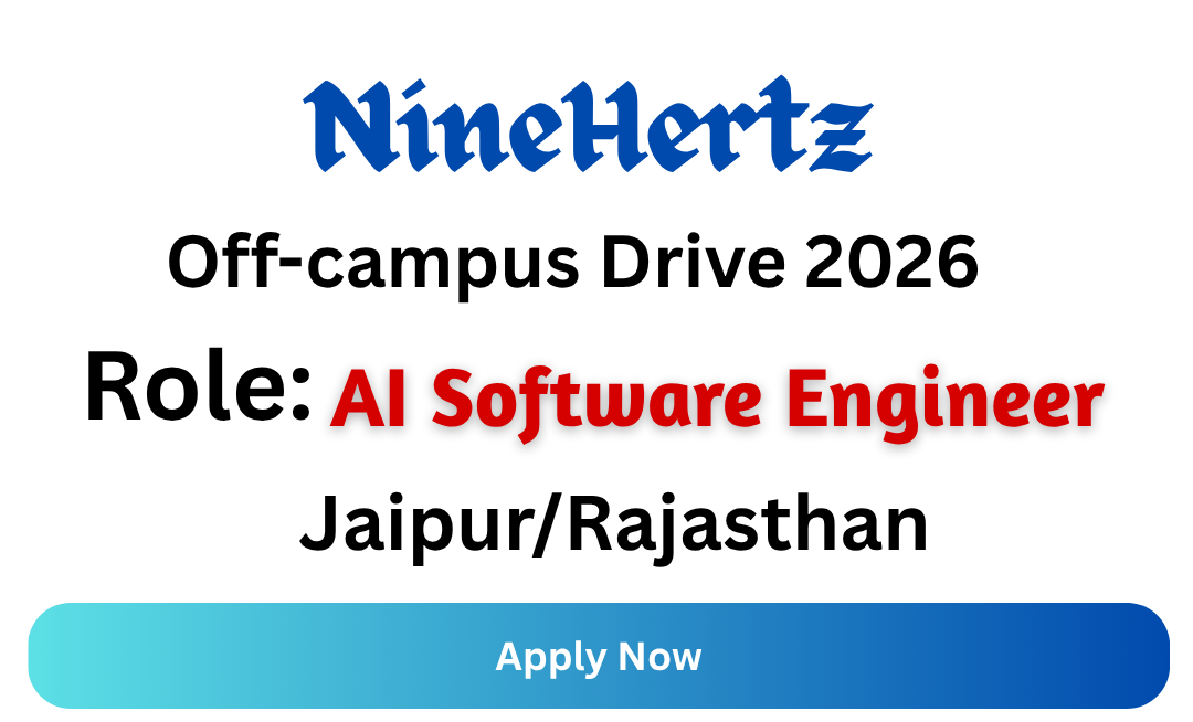 NineHertz Off-campus Drive 2026