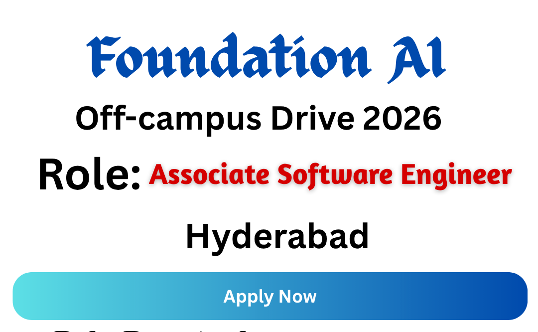 Foundation AI Off-campus Drive 2026