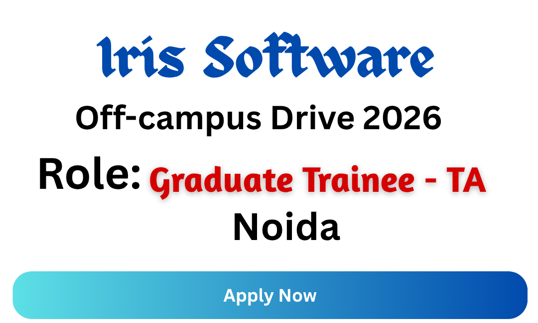 Iris Software Off-campus Drive 2026