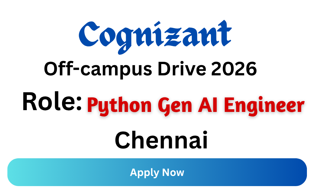 Cognizant Off-campus Drive 2026