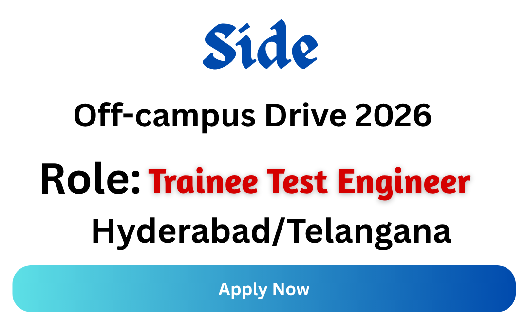 Side Off-campus Drive 2026
