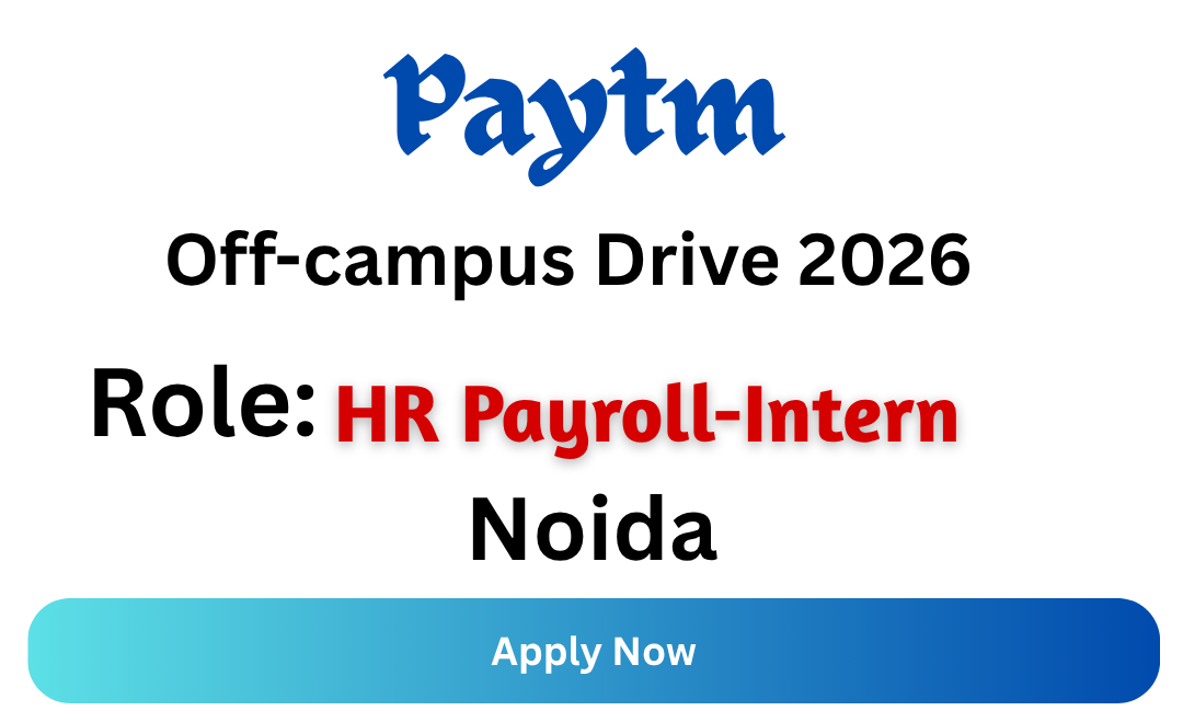 Paytm Off-campus Drive 2026