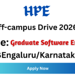 HPE Off-campus Drive 2026