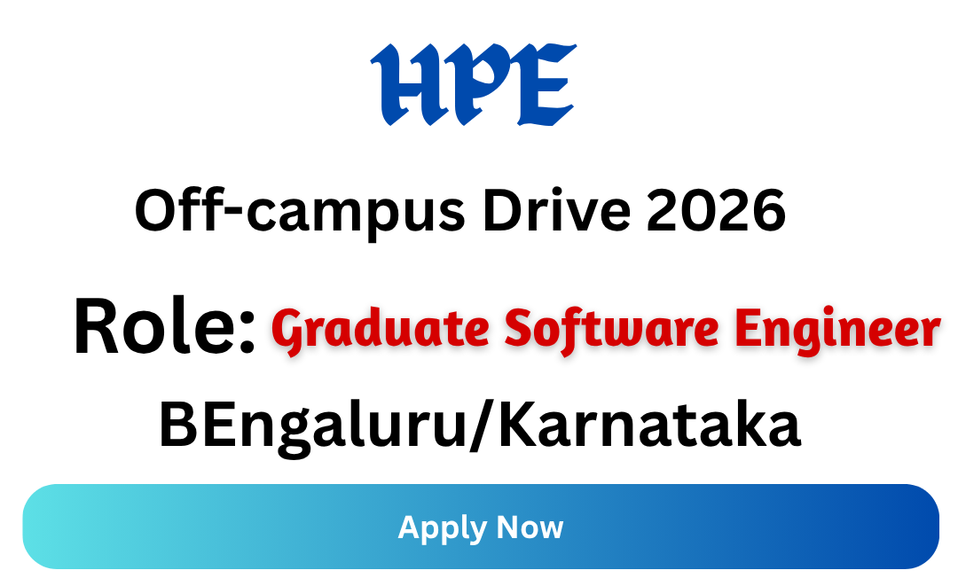 HPE Off-campus Drive 2026