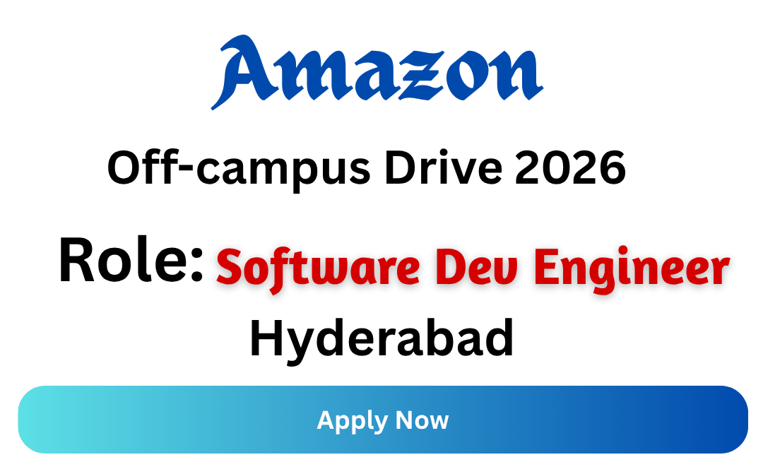 Amazon Off-campus Drive 2026