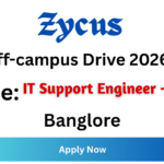 Zycus Off-campus Drive 2026