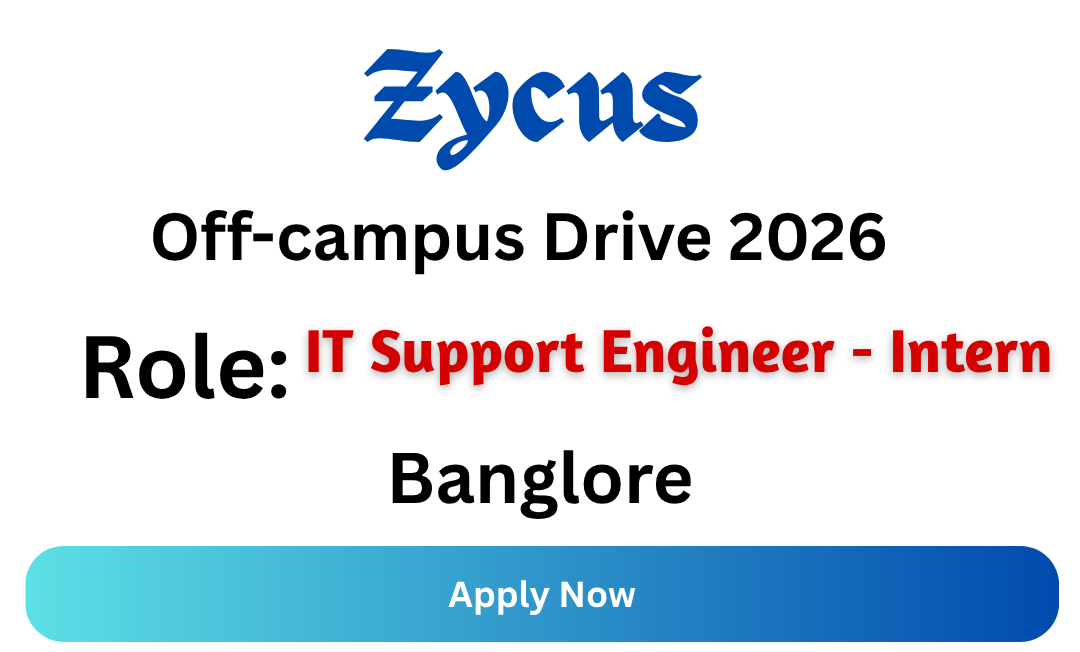 Zycus Off-campus Drive 2026