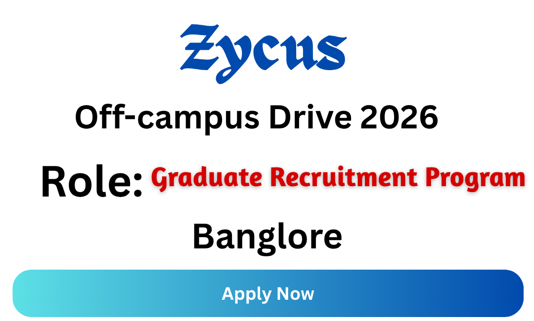Zycus Off-campus Drive 2026