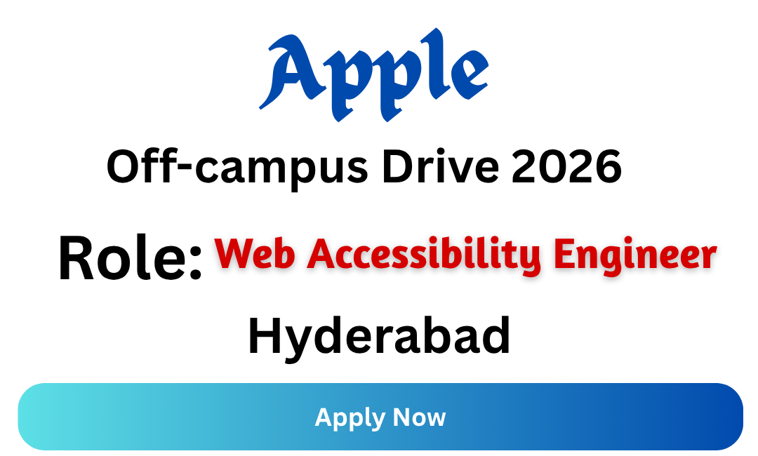 Apple Off-campus Drive 2026