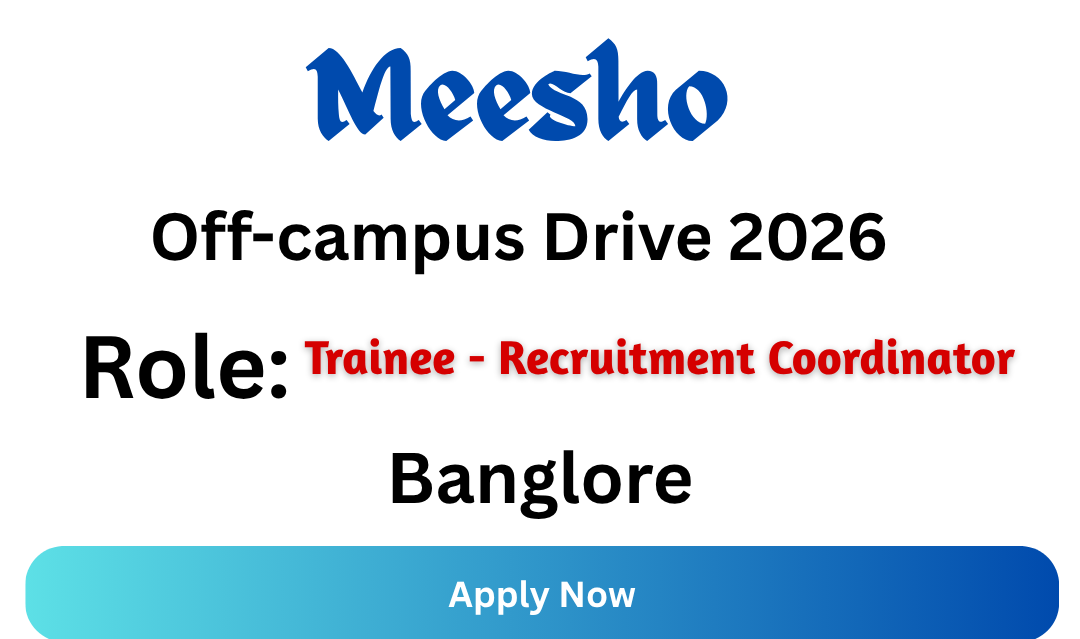 Meesho Off-campus Drive 2026