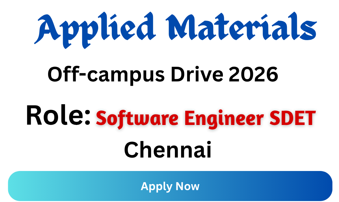 Applied Materials Off-campus Drive 2026