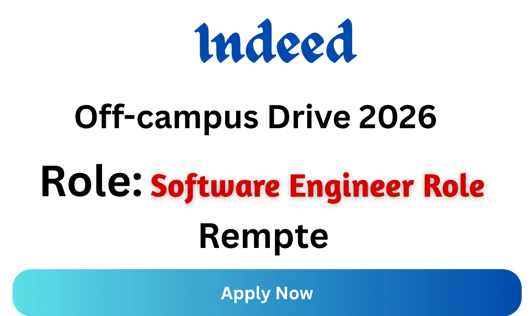 Indeed Off-campus Drive 2026