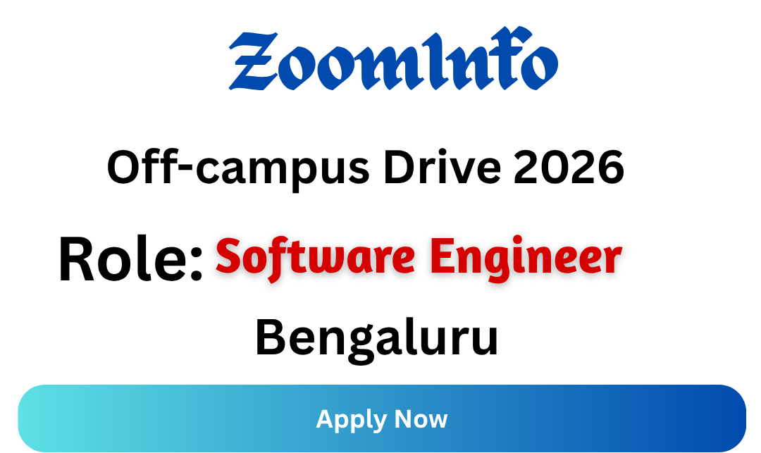ZoomInfo Off-campus Drive 2026