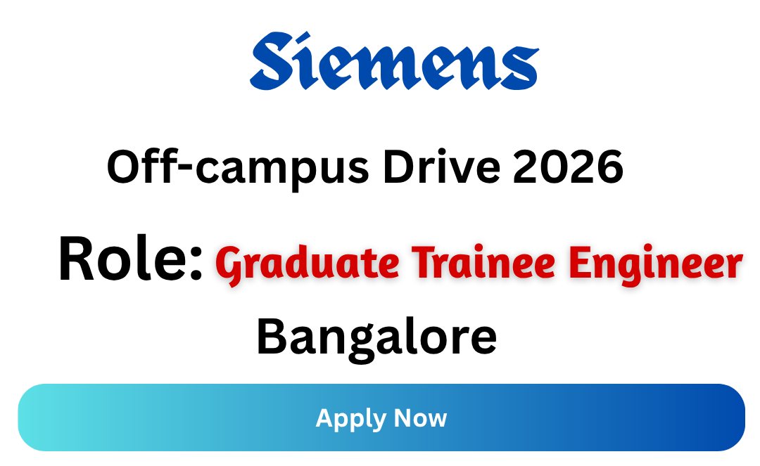 Siemens Off-campus Drive 2026