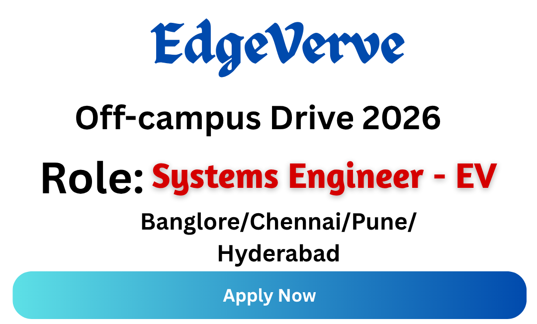 EdgeVerve Off-campus Drive 2026