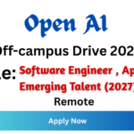 Open AI Off-campus Drive 2026