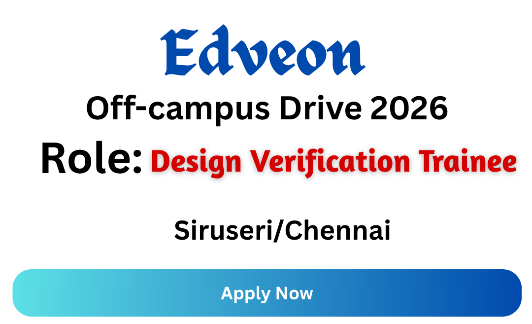 Edveon Off-campus Drive 2026