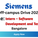 Siemens Off-campus Drive 2026