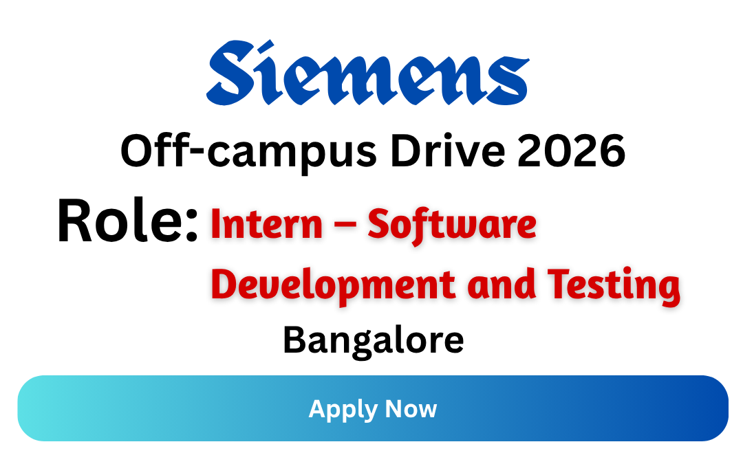 Siemens Off-campus Drive 2026