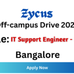 Zycus Off-campus Drive 2026