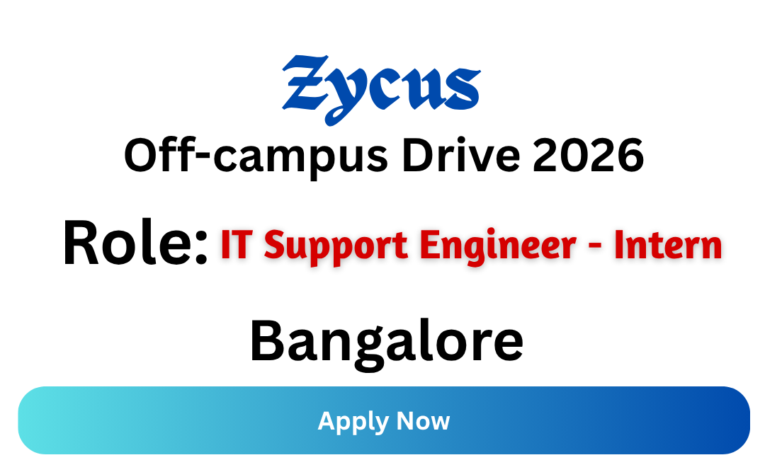 Zycus Off-campus Drive 2026