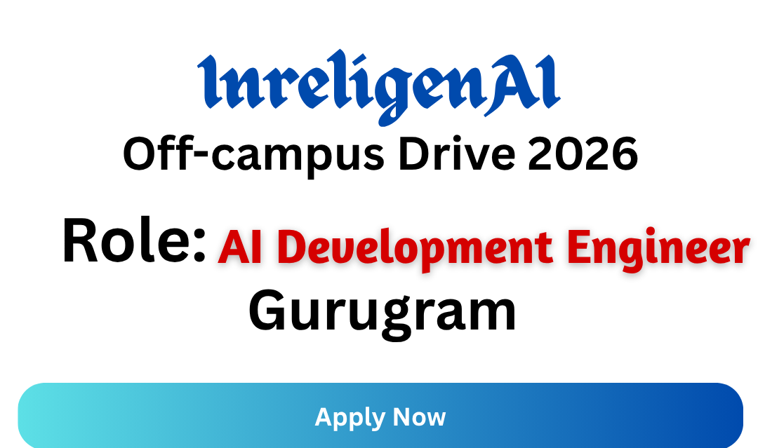 InteligenAI Off-campus Drive 2026