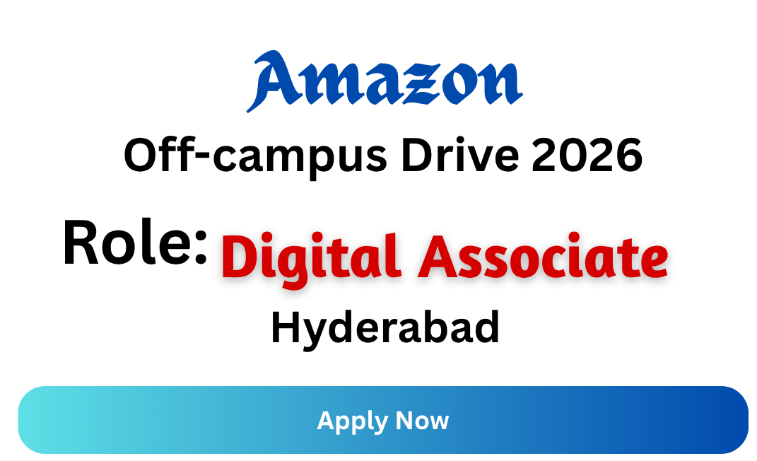 Amazon Off-campus Drive 2026