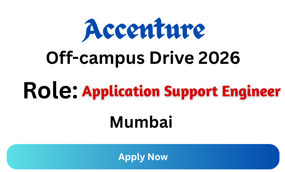 Accenture Off-campus Drive 2026