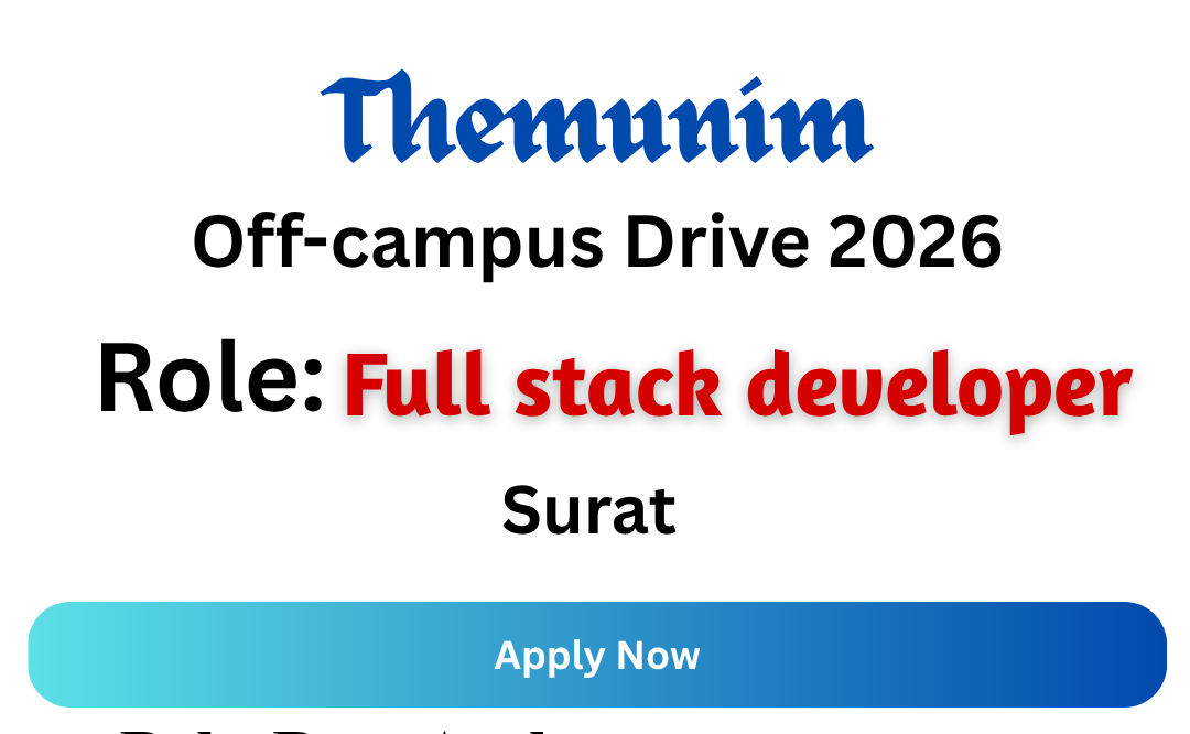 Themunim Off-campus Drive 2026