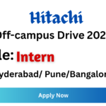 Hitachi Off-campus Drive 2026