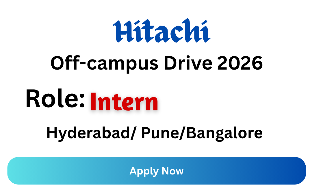 Hitachi Off-campus Drive 2026