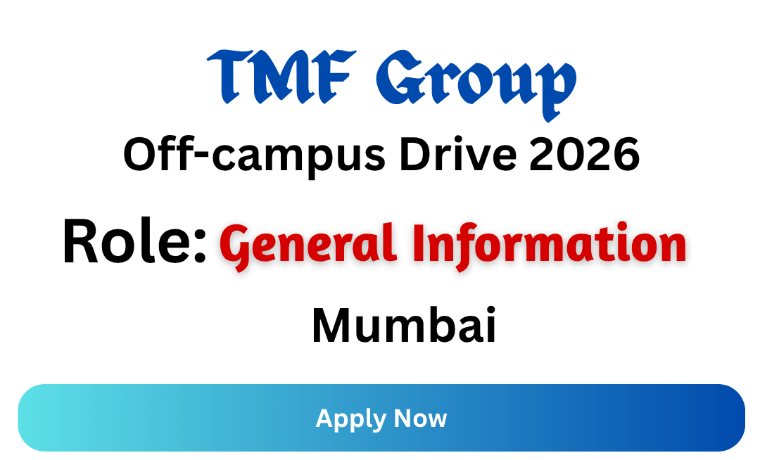 TMF Group Off-campus Drive 2026