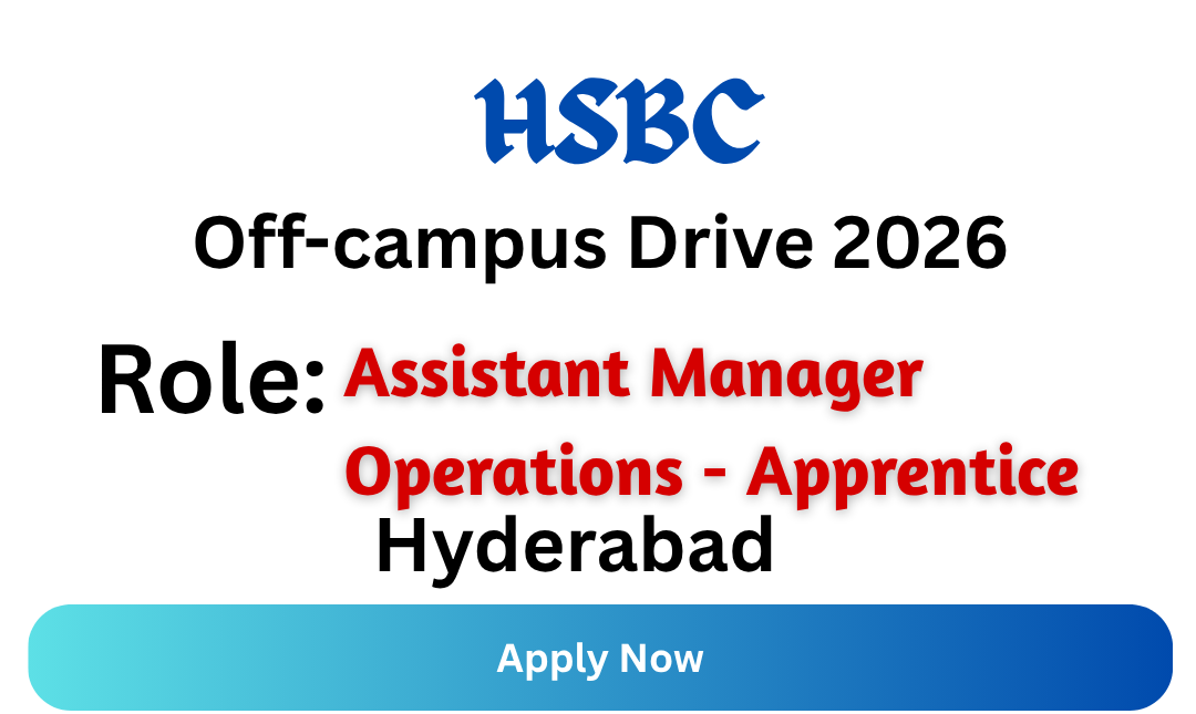 HSBC Off-campus Drive 2026