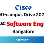 Cisco Off-campus Drive 2026