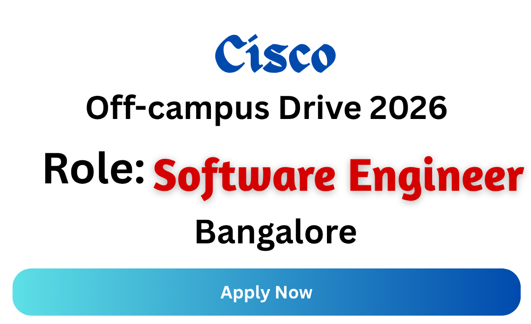 Cisco Off-campus Drive 2026