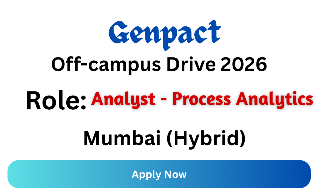 Genpact Off-campus Drive 2026